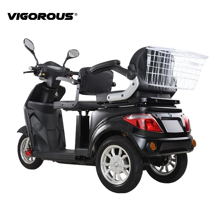 

T409-2 60V Powerful 3 Wheel Electric Scooter Motorised Tricycle Scooter Adult with 2 Seat, Customized