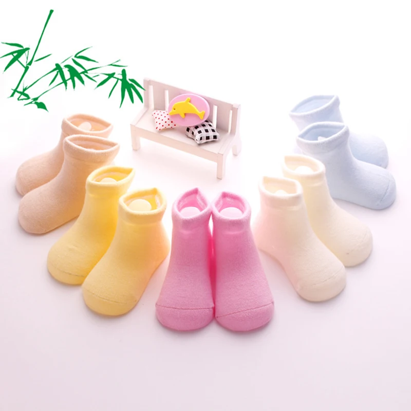 

Factory wholesale summer custom soft newborn unisex knitted short baby socks bamboo