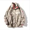 New Men's Pullover Jacket Stand Neck Printing Hip Hop Camouflage Windbreaker Men's Jacket