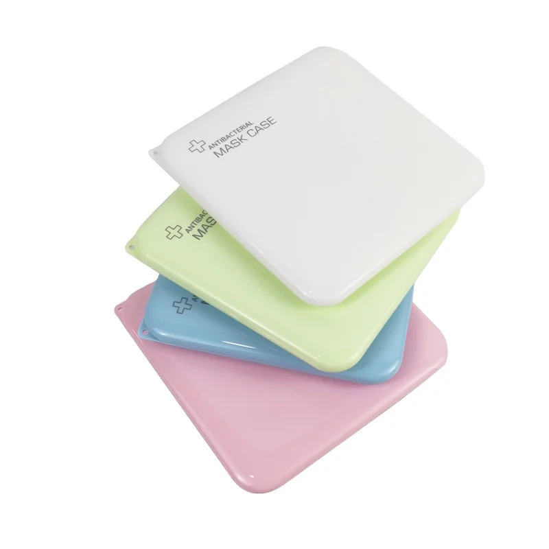 

Factory Price Portable Dust Proof Plastic Box KN95/N95 Mask Storage Case Mask Staorage Holder In Stock