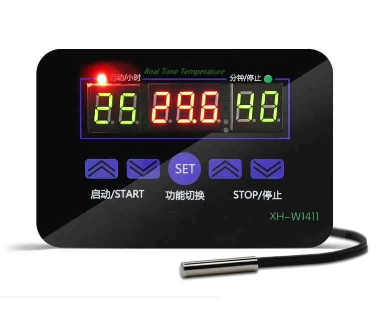 

Xh-w1411 digital thermostat three - function temperature controller temperature control switch -19~99