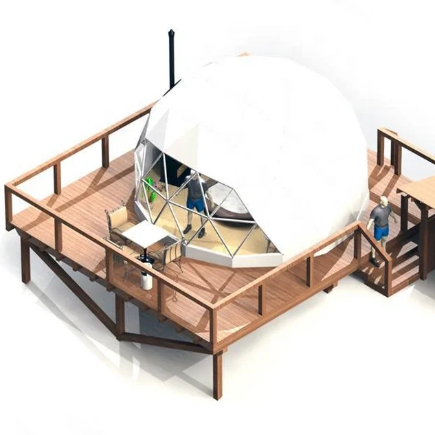 

2020 New Design 850g PVC Cover Waterproof Glamping Astronomy Tent Dome Hotel, Customozed