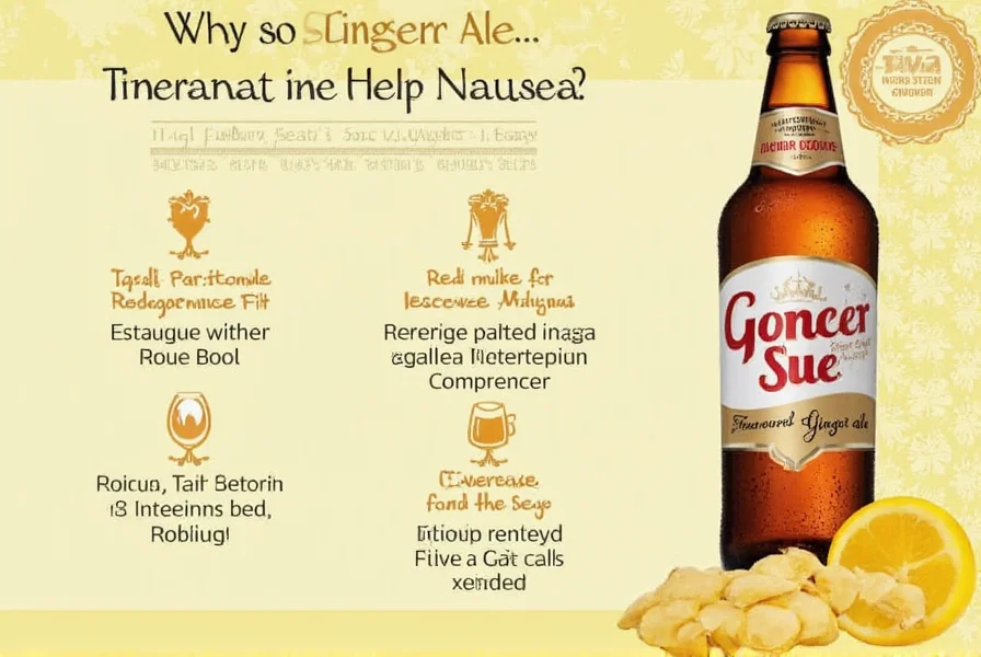 why does ginger ale help nausea