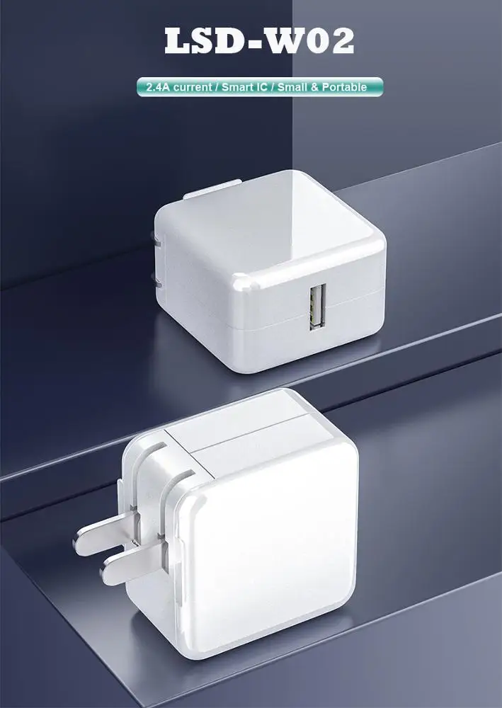 
Wall Charger 5V/2.4A US Plug Adapter for power bank mobile charger for ipad fast charger 