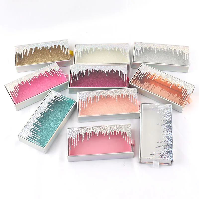 

Wholesale Butterfly Acrylic Packaging Custom LashBox 25MM Wispy Mink Eyelash Package eyelash vendor customized boxes