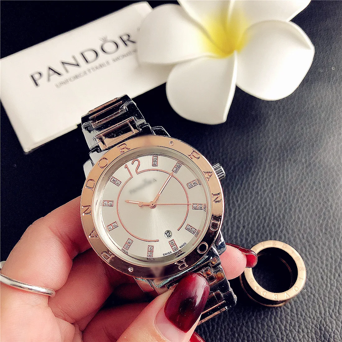 

In Stock logo watch luxury women womens designer watches diamond wristwatch for unisex watch
