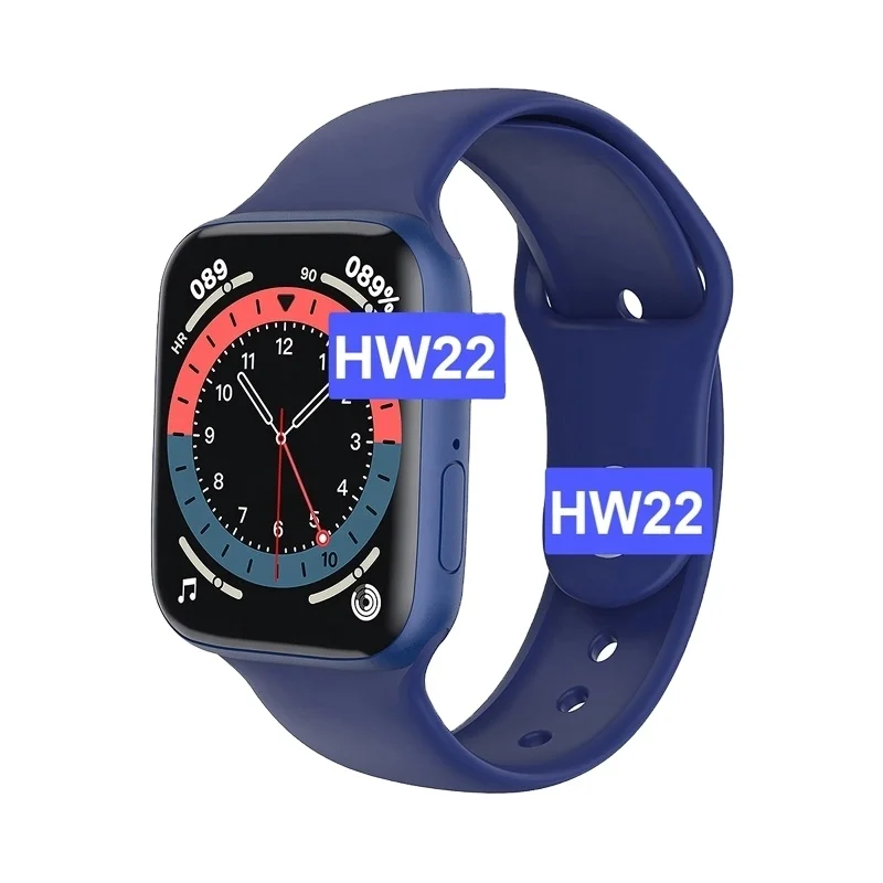 

HW22 new smartwatches for men waterproof ios big screen fitness smart watch android ecg iwo 13 warterproof ip67 smart watch