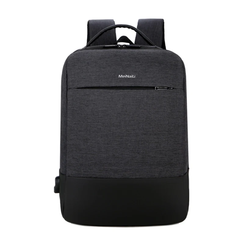 

USB charging laptop backpack waterproof polyester laptop backpacks, Black,grey,navy