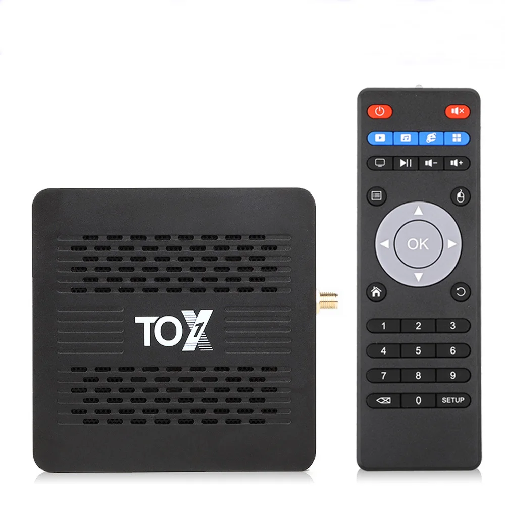 

TOX1 Android TvBox 9 Smart Tv box 4GB 32GB tox 1 Amlogic S905X3 Dual Wifi 1000M BT4.2 4K Media Player Support Dolby Atmos Audio