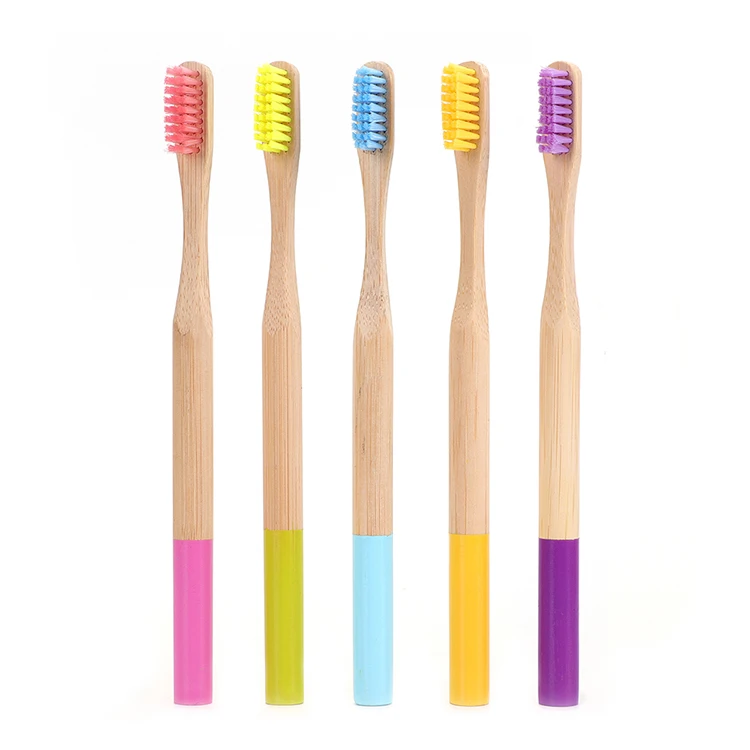 

OEM 100% biodegradable bamboo toothbrush natural bambu charcoal toothbrush private label