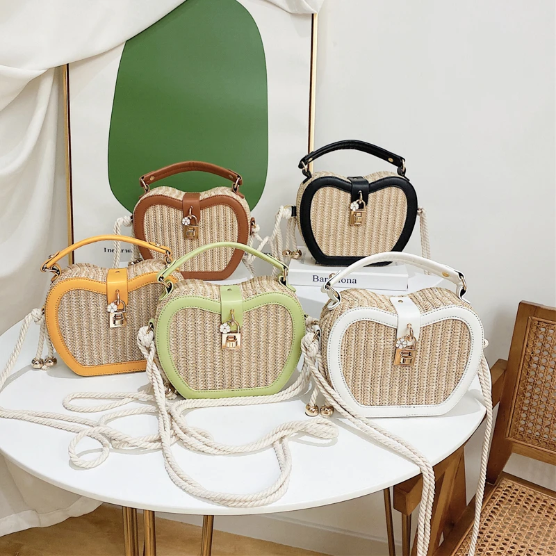 

New Trendy 2022 Purses Girls Luxury Box Handbag Ladies Latest Woven Hand Bags For Young Woman