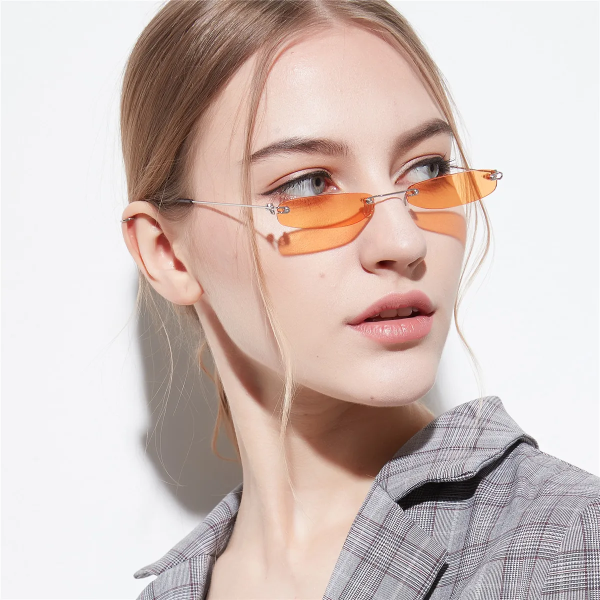 

New Small Fashion Retro Round Oval Colorful Mens Women Trendy Vintage Bar Wedding Party Luxury Metal Acetate Sunglasses