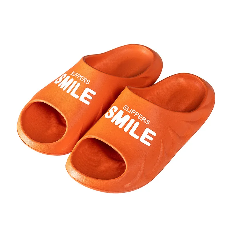 

Women's summer home soft bottom slippers stepping on excrement EVA lovers silent printing outdoor sandals OEM customization