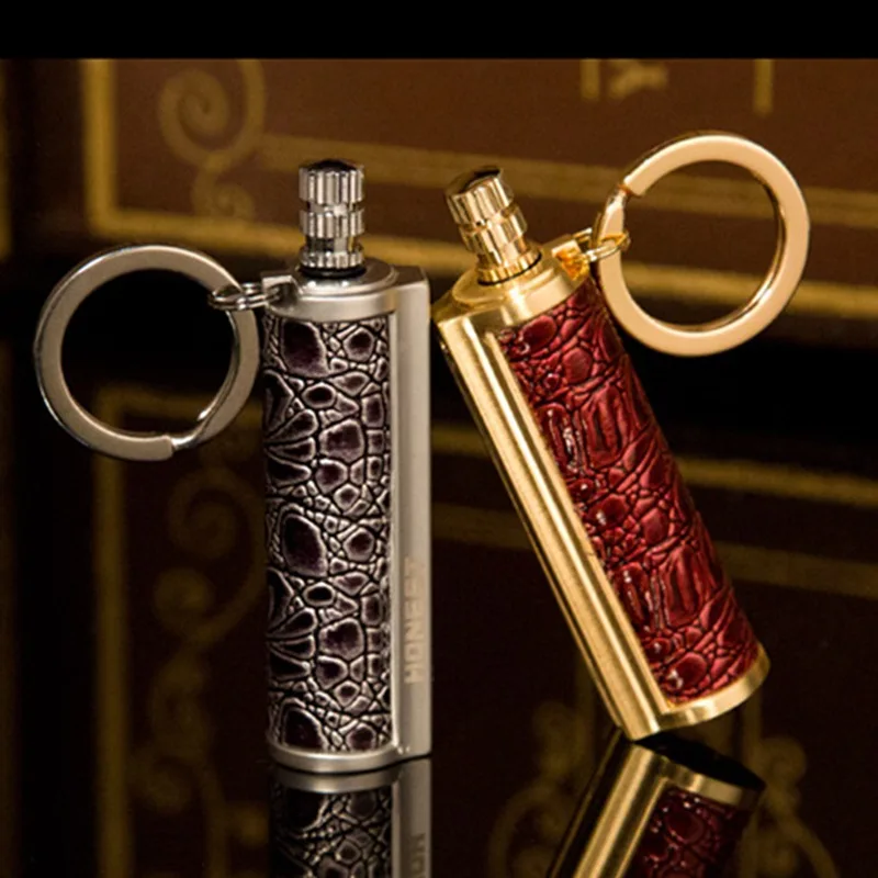 

Jianfeng No. 2 high-end gift box with a leather match kerosene lighter for men