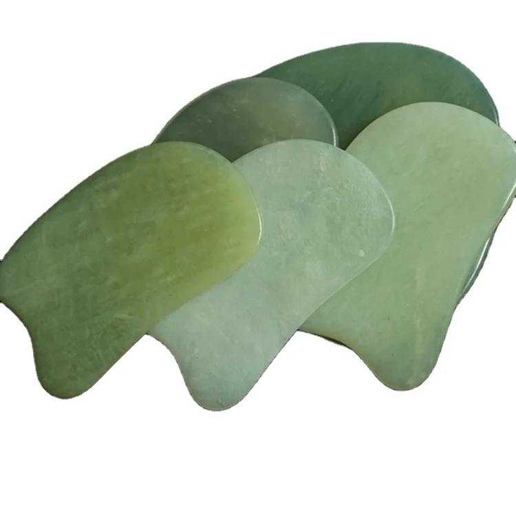 

Most Famous Facial Massage XiuYan Jade Gua Sha Latest style facial beauty XiuYan Jade GuaSha, Green