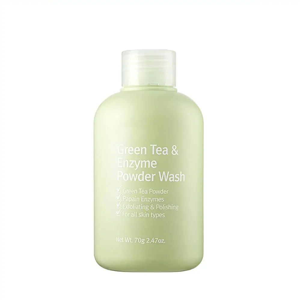 

Private label Green Tea Enzyme Powder Wash cleanser for exfoliate, Customized color