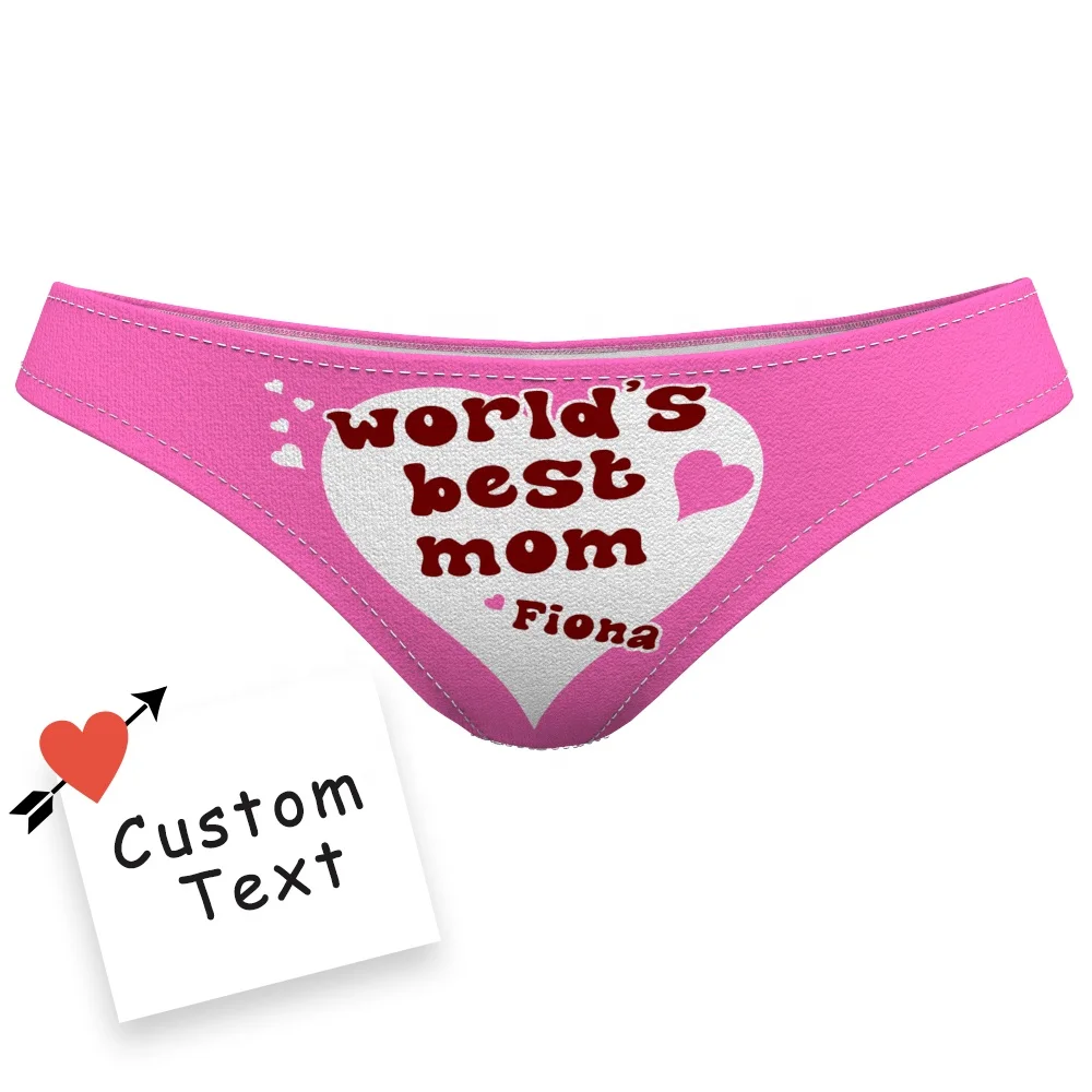 

Custom Womens Underpants Ladies Breathable Brief Plus Size Sexy Underwear Woman, Black, red, white, green, grey, blue