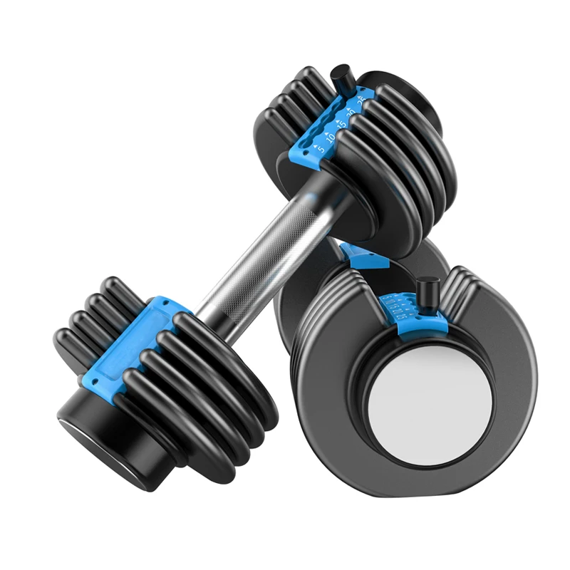 

Gym Power Workout Training Equipment Cast Iron Dumbbell Free Weight Spin Lock Adjustable Dumbbell