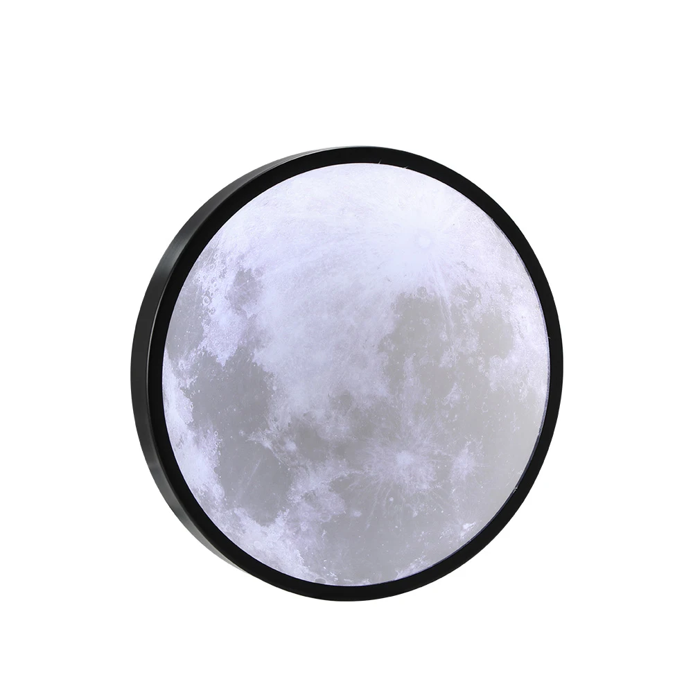 

Moon Round Mirrors With Light Smart Large Cosmetic Makeup Wall Mirror Led Bedroom Bathroom Toilets Dressing Table Mirror
