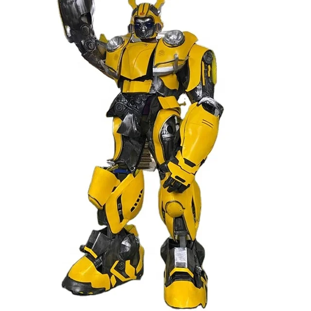 

amusement park shopping mall transformer robot costume cosplay robot costume, Yellow