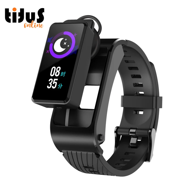

H21P 1.14 Inch Heart Rate Wristband Blood Pressure Fitness IP67 Waterproof Touch Screen Calling Sport Watch Smart Bracelet Watch