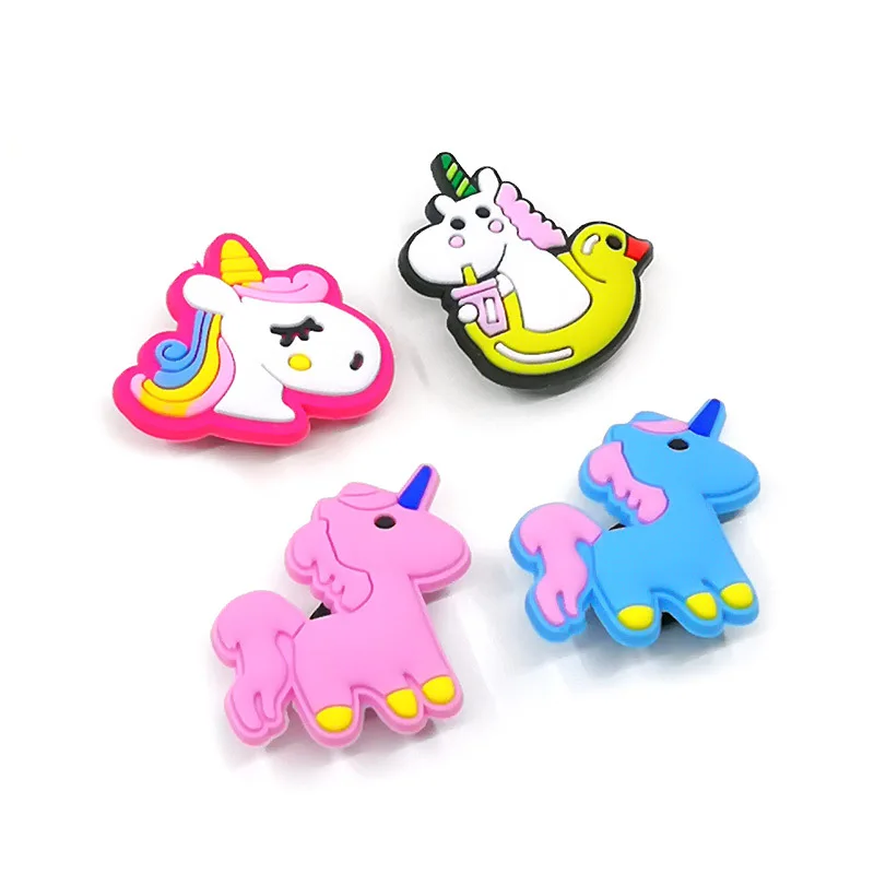 

Kids Holiday Presents Shoes Decorations Accessories Elastic Creative Rubber Rainbow Shoe Charms