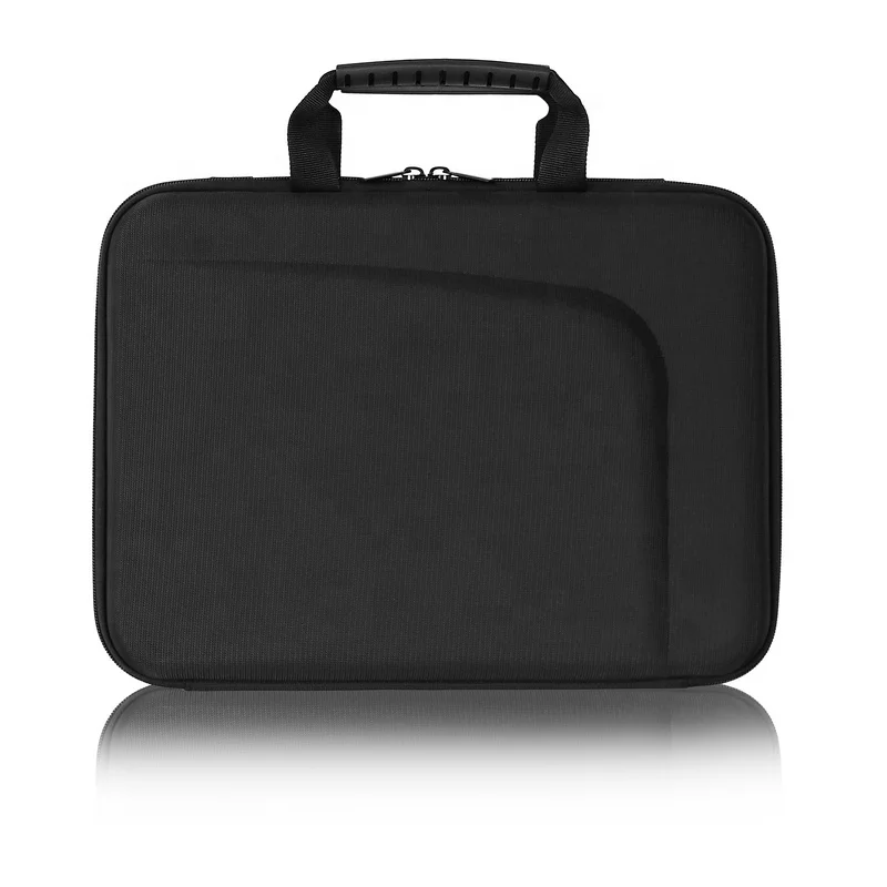 

Sunmi Black Seleve Shockproof EVA 15.6 and 15 inch in Laptop Sleeve Shoulder Bag Case Waterproof Protective with Memory Foam