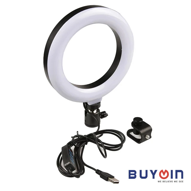 

6 inch led fill light Beauty Laptop Computer Desktop phone mini circle ring light Photography Youtube Makeup led ring light