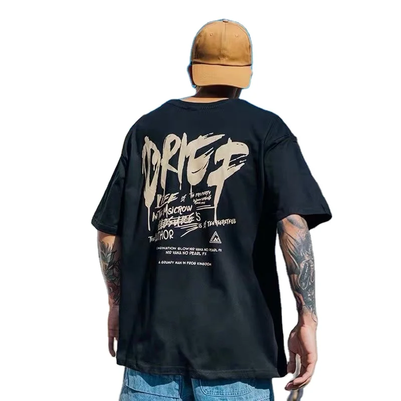 

2020 European and American fashion brand short sleeve street T-shirt loose hip hop men's T-shirt