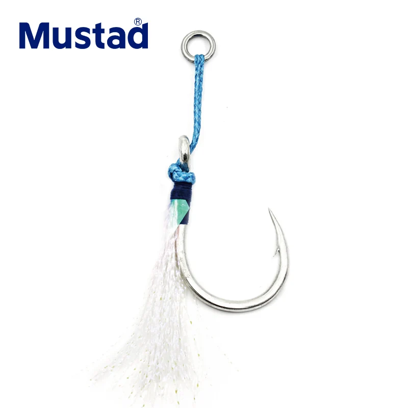 

MUSTAD  squid fishing jig assist jigging hook, Silver fishing hook