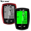 WESTBIKING Bike Computer Screen-touchable Speedometer Digital Odometer Cycling Computer Wired/Wireless Exercise Bicycle Computer