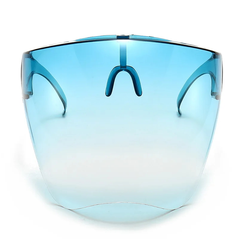 

Multi Color Gradient Manufacture Anti Fog Full Screen Wind Proof Eyeglasses Anti Spray Anti Fog Plastic Face Shield, Mix color