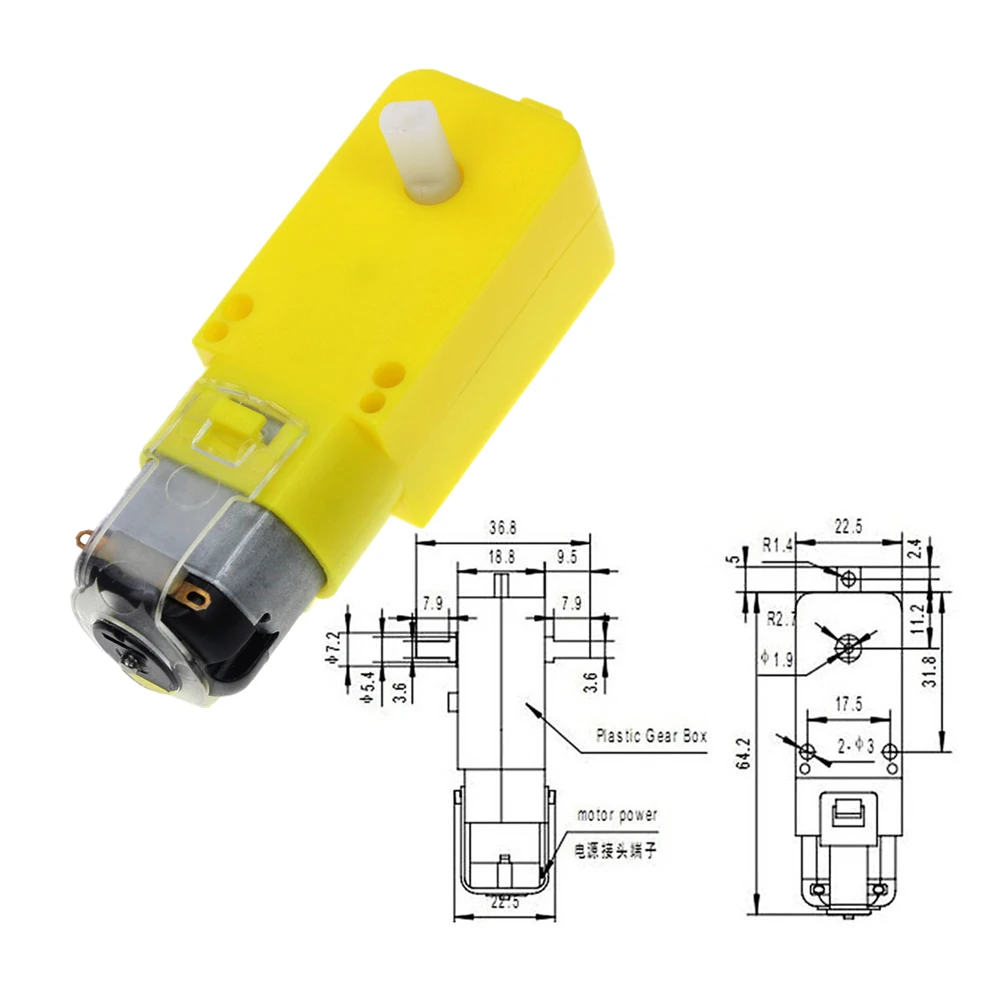Tt Motor 130motor Smart Car Robot Gear Motor Dc3v6v Dc Gear Motor 148 Buy Tt Dc Motor For