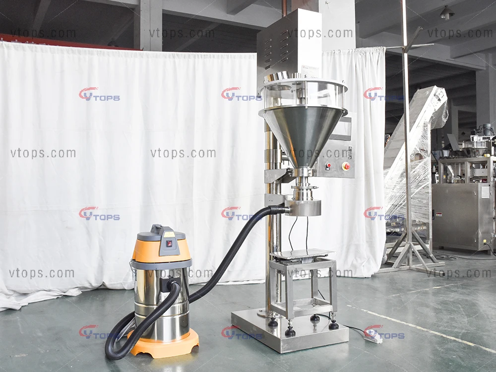 Semi Automatic Servo Motor Auger Filler Dry Powder Net Weight Intelligent Weighing Filling 9742