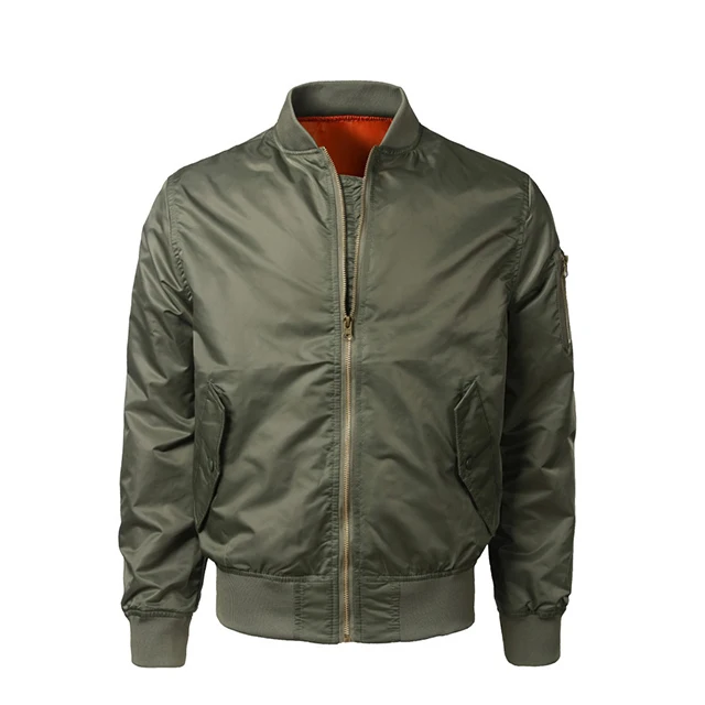 2019 New Fashion Design Waterproof Windbreaker Custom Logo Nylon Men Bomber Jacket