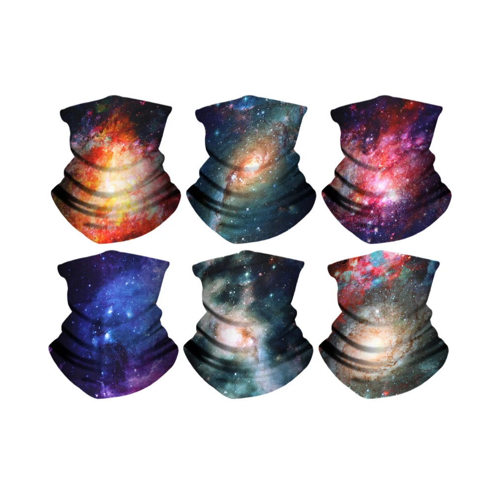 
6 Pcs/Pack Wholesale Headbands Neck Gaiter Mask Tube Bandana Face Scarf for Outdoors Sports 