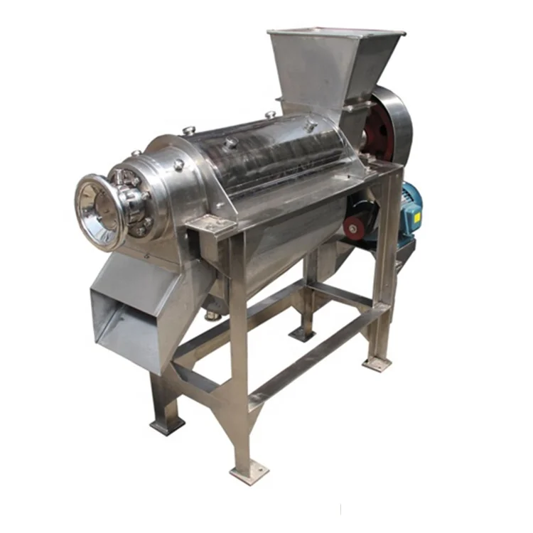 Spiral type automatic Stainless Steel Cold Press fruit juice squeezing machine WT/8613824555378