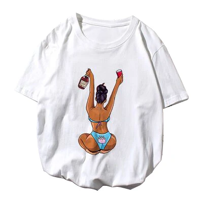 

Summer Shirts for Women black girls Tshirt print T-shirt