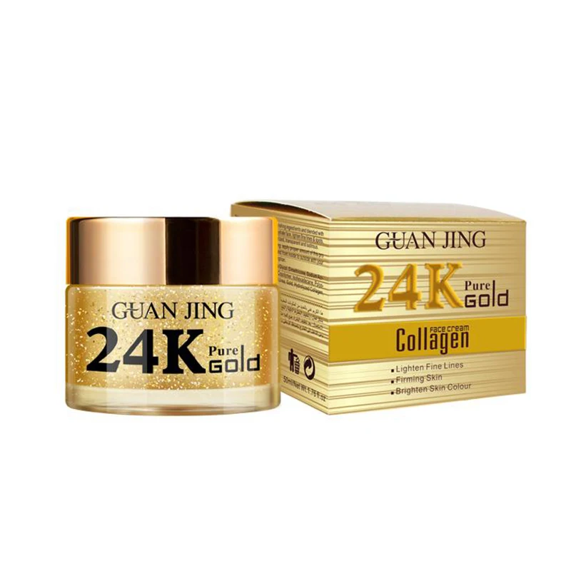 

Skin Care Anti Aging Whitening Night Cream 24K Gold Collagen Face Cream