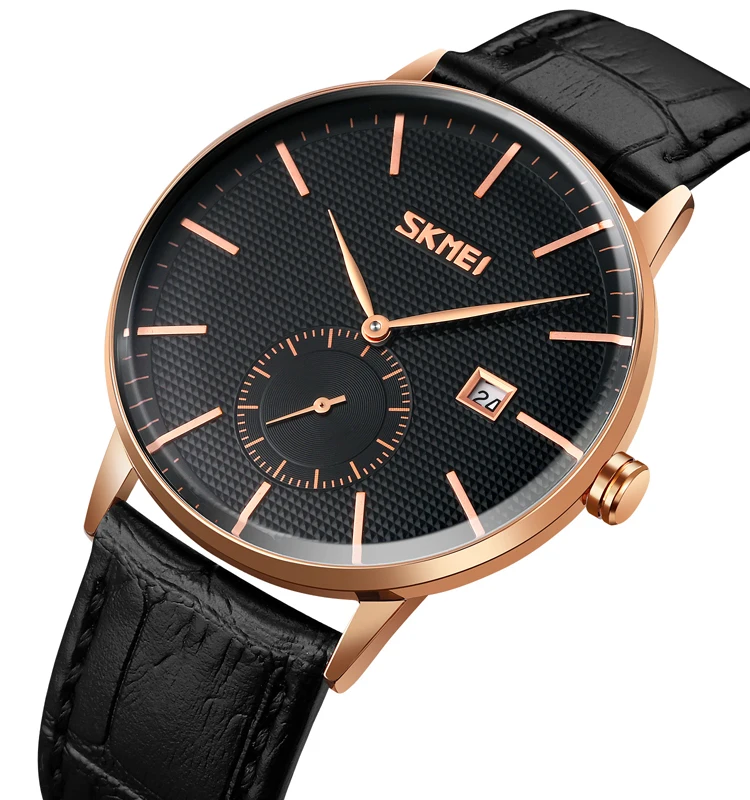 

Skmei 9273 quartz watches china movt minimalism leather bracelet fashion quartz watch alloy luxury wrist