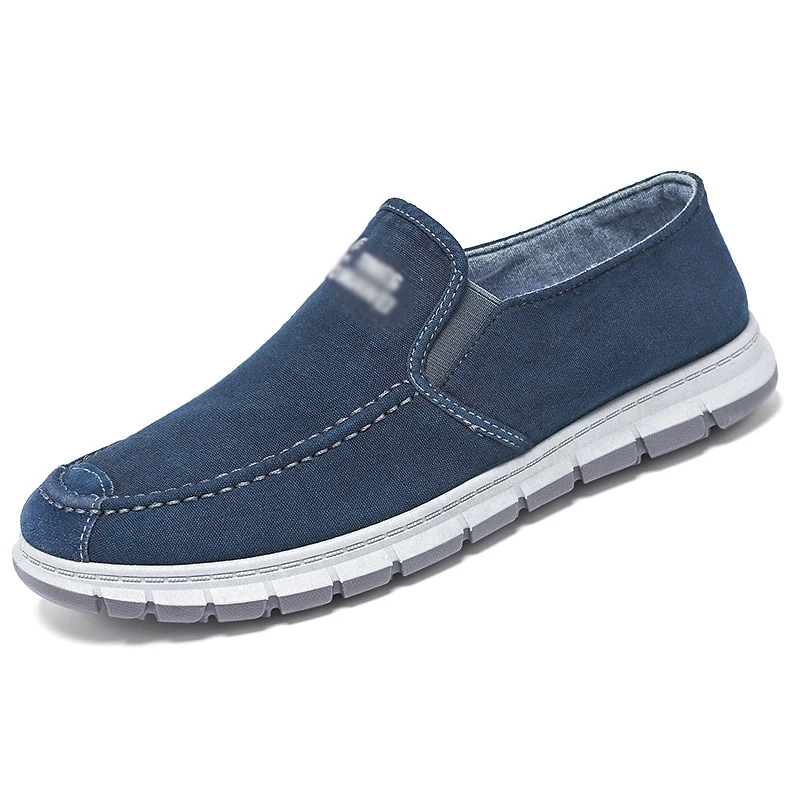 

Factory Direct Flats fashion Simple Soft Canvas Sneakers Casual Shoes Man, Customized