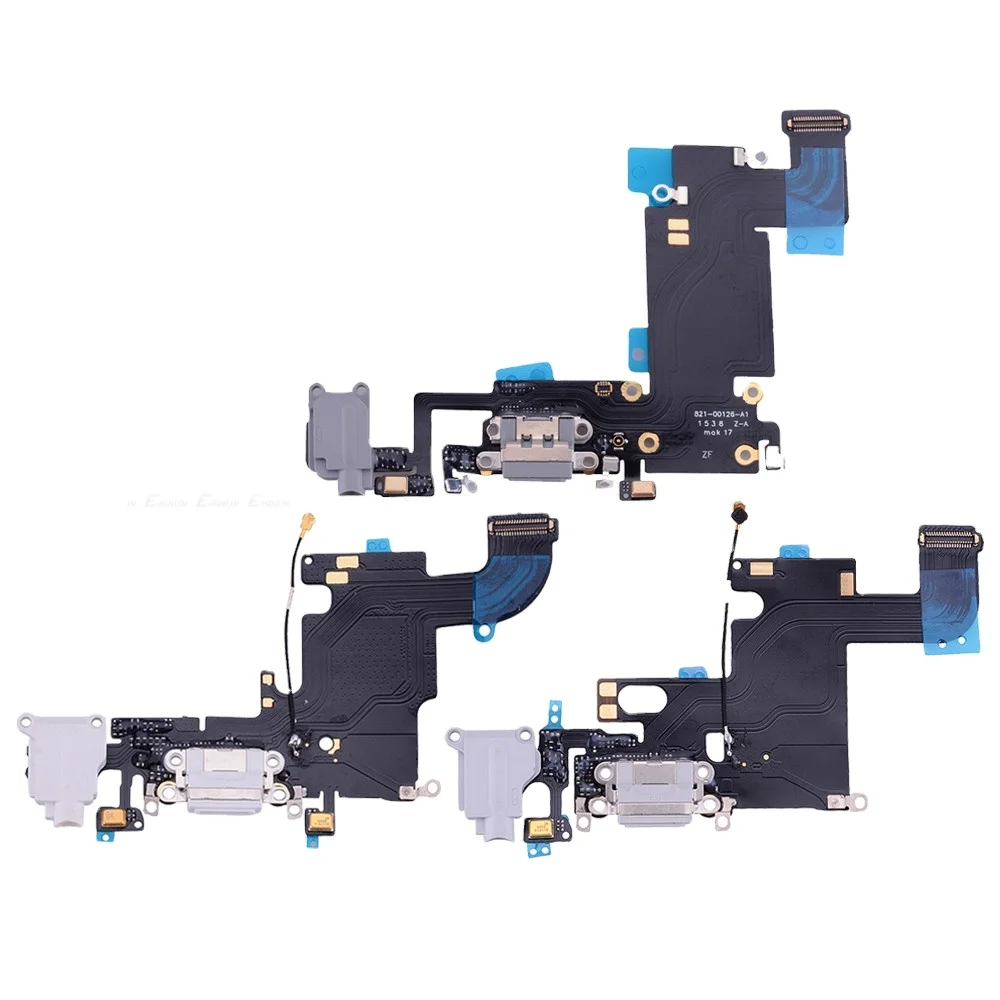 

Charging Flex Cable For iPhone X XR XS Max SE 2020 USB Plug Charger Port Dock Connector With Mic Headphone Audio Jack Flex Cable, Black,white