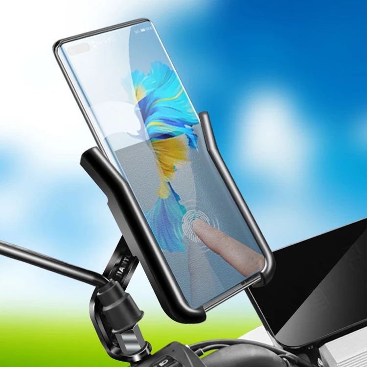 

Semi-Packed Motorcycle cell phone mount Handlebar Bike Phone holder for All Phone inches