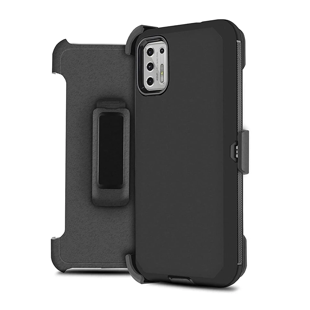 

Defender Case For Moto G Stylus 5G With Belt Clip Heavy Duty Full-Body Rugged Shockproof Military Grade Protective Cover