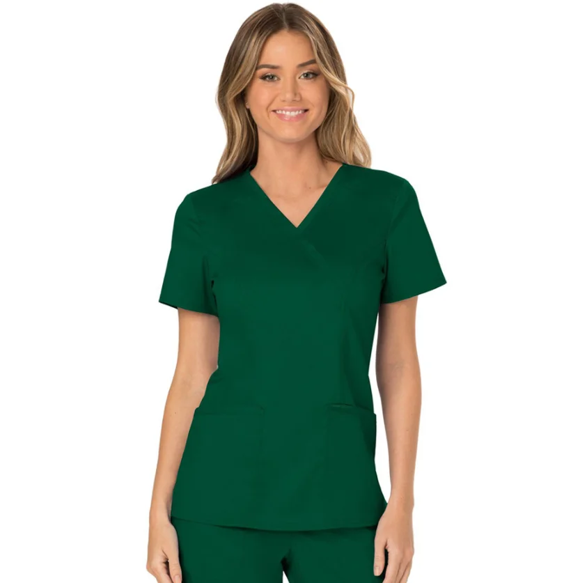 

2021 New Customized Wholesale Nurse Medical Scrubs Hospital Staff Uniforms Suits, Maroon/red/blue/red/gree