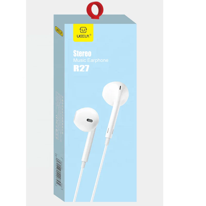 

UEELR China factory stereo bass in-ear universal Earphone wired 3.5mm earphones