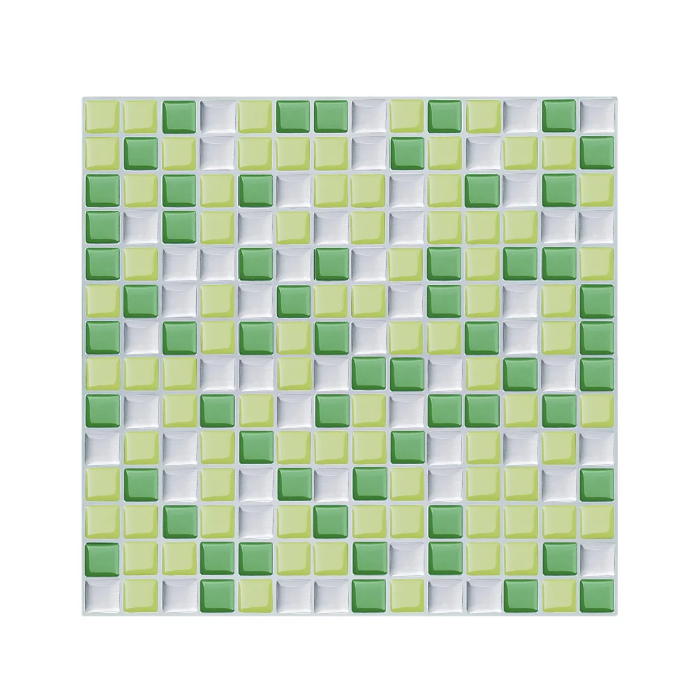 

Home Decor Kitchen Bathroom backsplash Vinyl Wall Sticker 3D Self Adhesive Mosaic Tiles