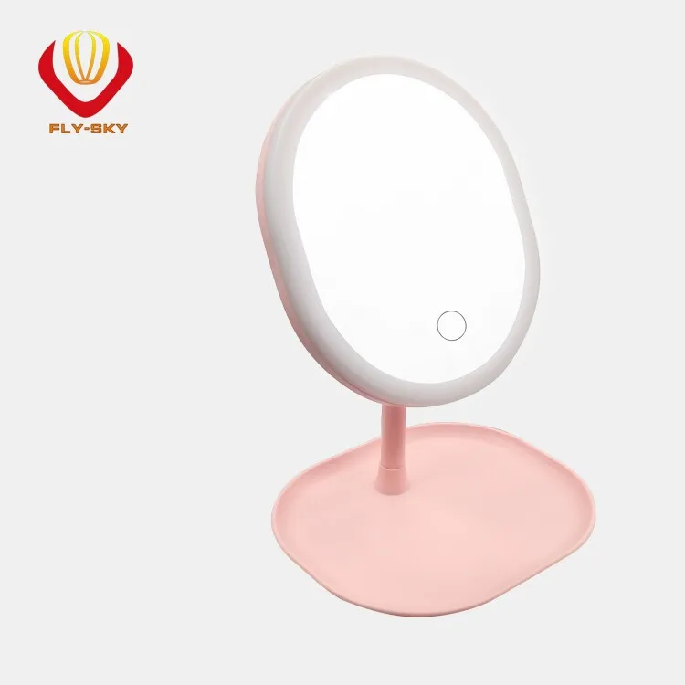 

New Product LED Makeup Mirror [Rechargeable] Portable Vanity Touch Screen Switch Vanity Lighted LED Makeup Mirror