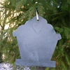 Table Top Natural Slate Mini Square Chalkboards Chalk Notice Memo Boards