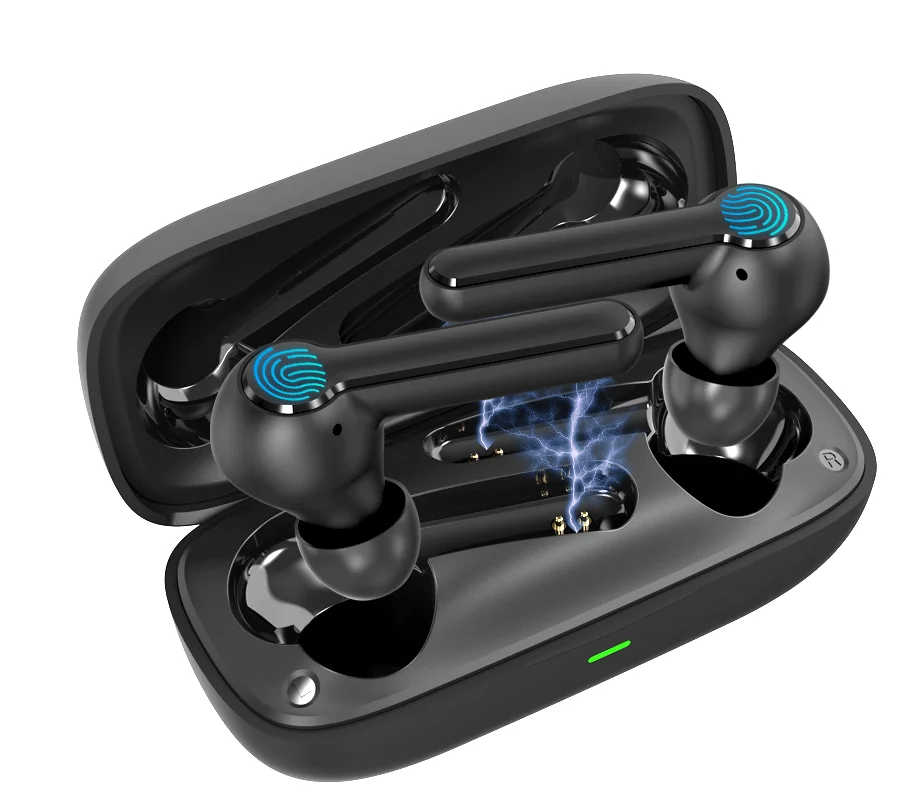 

IPX4 Waterproof casque Bluetooth 5.0 Wireless Earbuds 24H Playtime TWS Stereo Bluetooth audio earpiece for iPhone Android